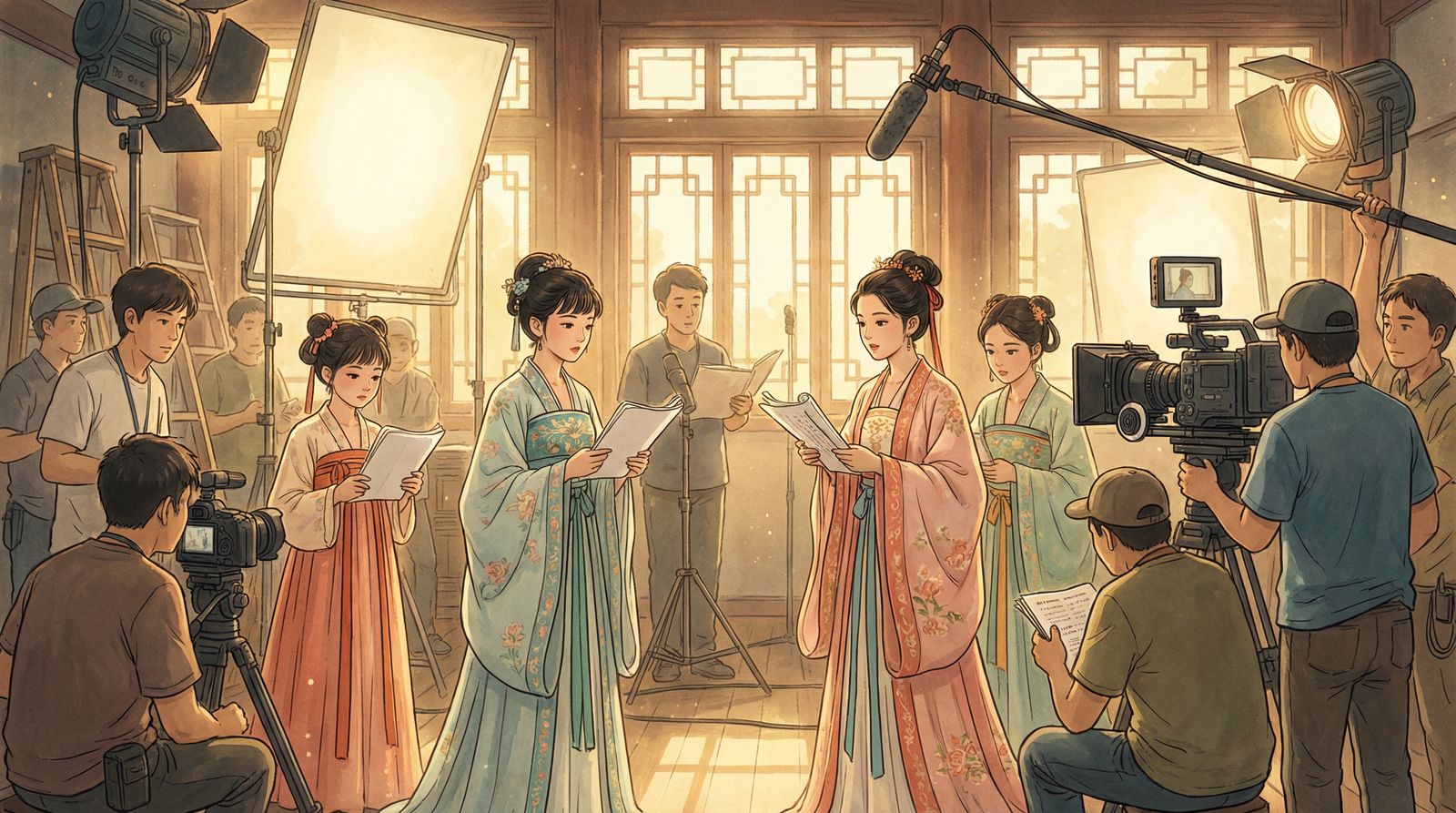 茄子视频传媒幕后花絮